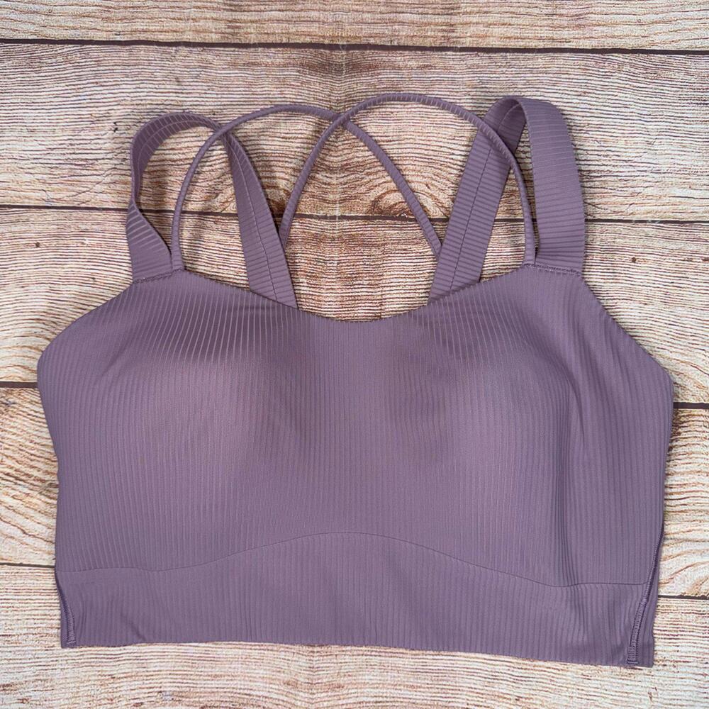 Lululemon Like a Cloud Longline Ribbed Bra Size 4 D/DD Cups - Picture 3 of 11